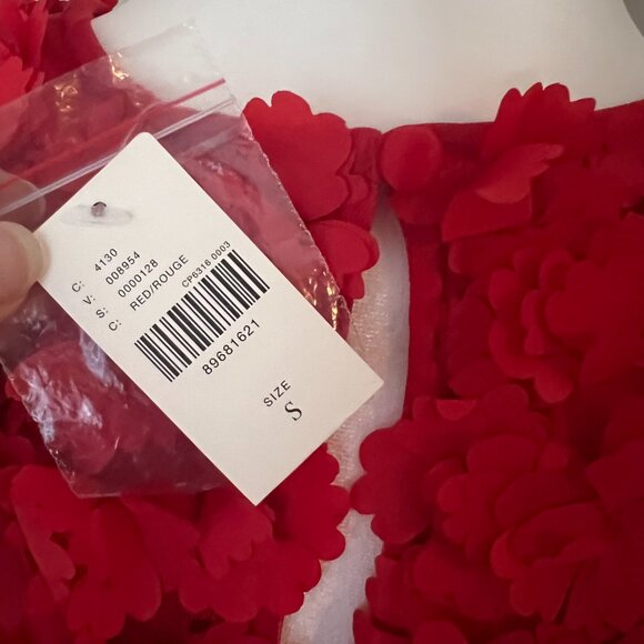 Anthropologie Maeve Sleeveless Floral Appliqué Mini Dress – Size Small (NWT) - Picture 8 of 9